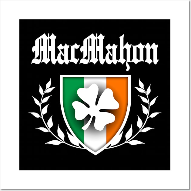 MacMahon Shamrock Crest Wall Art by robotface